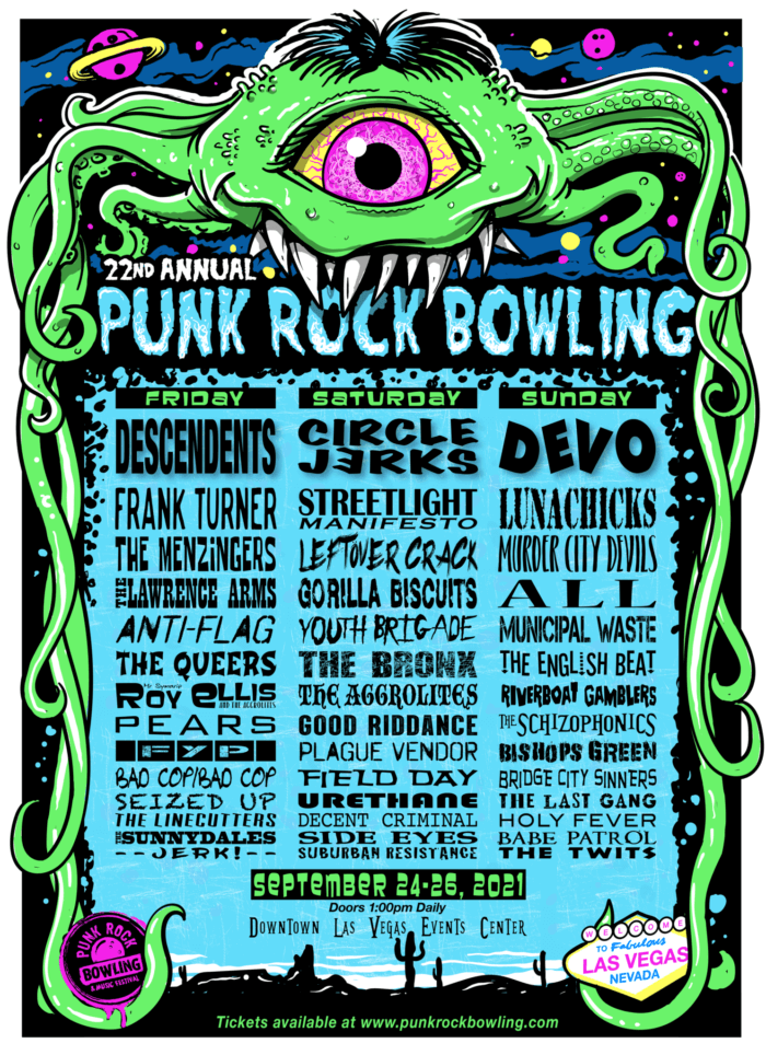 Punk Rock Bowling 2021 | Las Vegas, NV | September 24-26, 2021Punk Rock Bowling 2021 | Las Vegas, NV | September 24-26, 2021